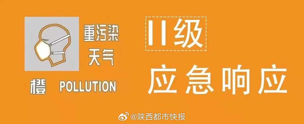 陕西西安发布重污染天气橙色预警，执行Ⅱ级应急响应